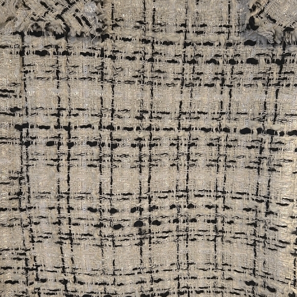 Black And White Dress Sleeveless Scoop Neck - Picture 2 of 11